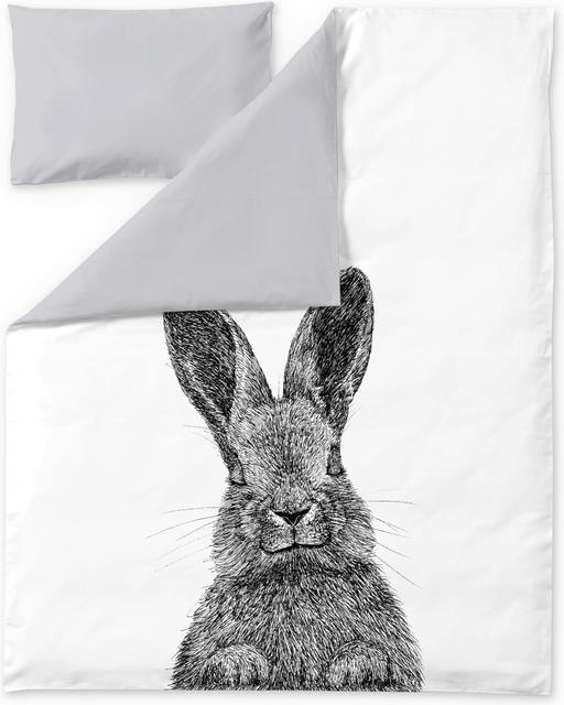 Finlayson Pupu children's duvet set black/white 120x160+40x60 cm - Soposopo