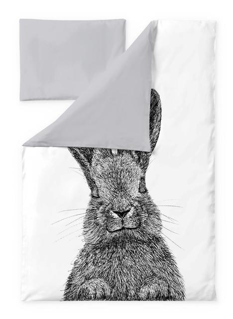 Finlayson Pupu baby duvet set black/white 85x125 + 40x60 cm - Soposopo