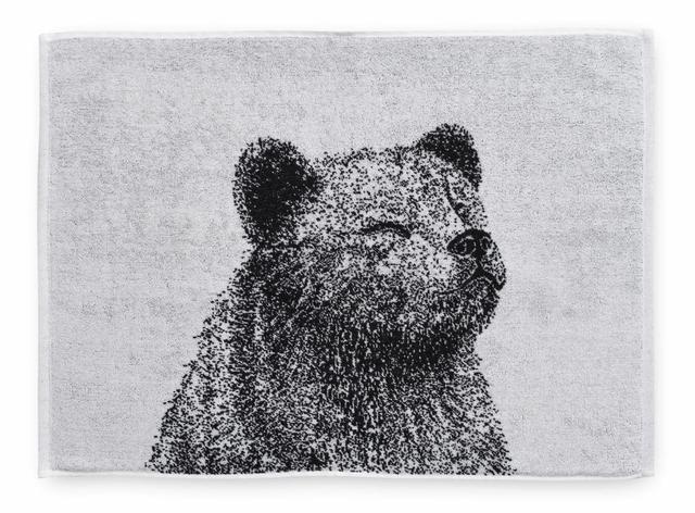 Finlayson hand towel Karhu 50x70 cm black/white - Soposopo