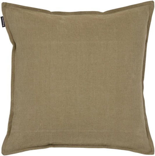 Finlayson linen decorative cushion cover Lino 50x50 cm dark green - Soposopo