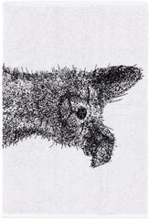 Finlayson hand towel Kettu 50x70 cm black/white - Soposopo