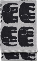 Finlayson bath towel Elefantti 70x150 cm black/grey - Soposopo