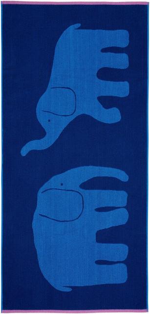 Finlayson bath towel Elefantti Vapaa 70x150 cm blue/pink - Soposopo