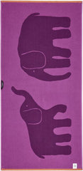 Finlayson bath towel Elefantti Vapaa 70x150 cm violet/orange - Soposopo