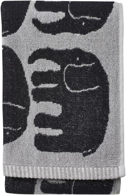 Finlayson hand towel Elefantti 50x70 cm black/grey - Soposopo