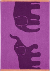 Finlayson hand towel Elefantti Vapaa 50x70 cm violet/orange - Soposopo
