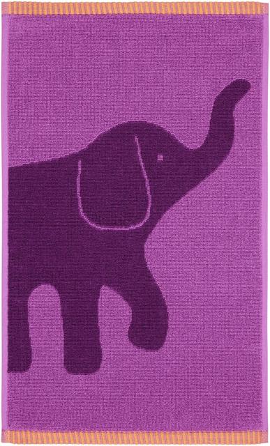 Finlayson hand towel Elefantti Vapaa 30x50 cm violet/orange - Soposopo