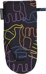 Finlayson oven mitt Elefantti Villi 15x30 cm multi/black - Soposopo