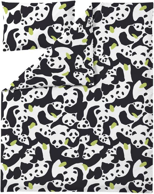Finlayson children's duvet set Sukukokous 120x160+40x60 cm black/white - Soposopo