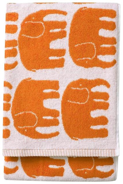 Finlayson bath towel Elefantti 70x150 cm orange/white - Soposopo