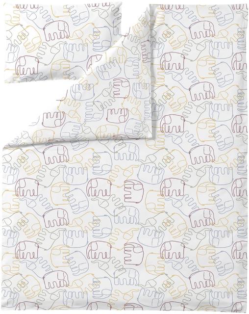 Finlayson duvet set Elefantti Villi 120x160+40x60 cm plant-dyed - Soposopo