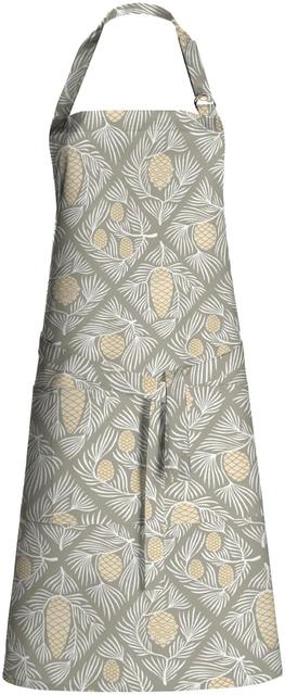 Apron Käpyset 70x85 cm beige - Soposopo