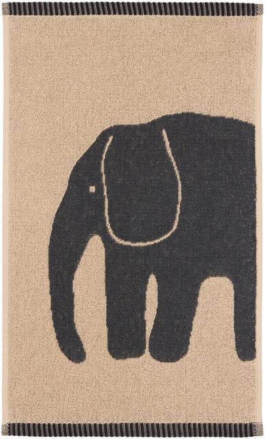 Finlayson hand towel Elefantti Vapaa 30x50 cm grey/beige - Soposopo