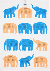 Finlayson kitchen towel Elefantti calendar 2025 50x70 cm - Soposopo