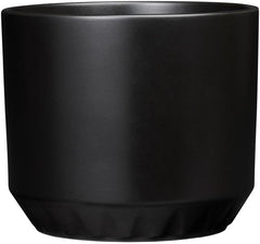 Arabia Ilona Flower Pot 120x140mm Matte Black - Soposopo