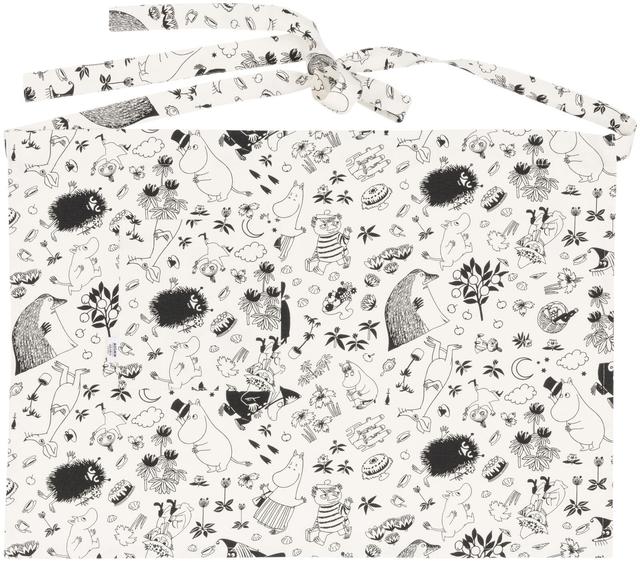 Moomin Arabia Finland Children's Apron 48x67cm Natural White - Soposopo