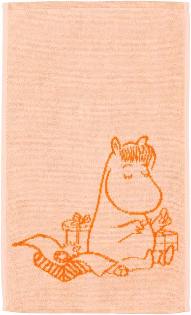 Moomin Arabia Hand Towel 30x50 Snorkmaiden Peach GOTS - Soposopo