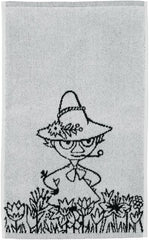 Moomin Arabia Hand Towel 30x50 Snufkin Grey GOTS - Soposopo