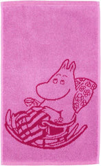 Moomin Arabia Hand Towel 30x50 Moominmamma Purple GOTS - Soposopo