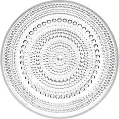Iittala Kastehelmi Plate 17cm clear - Soposopo
