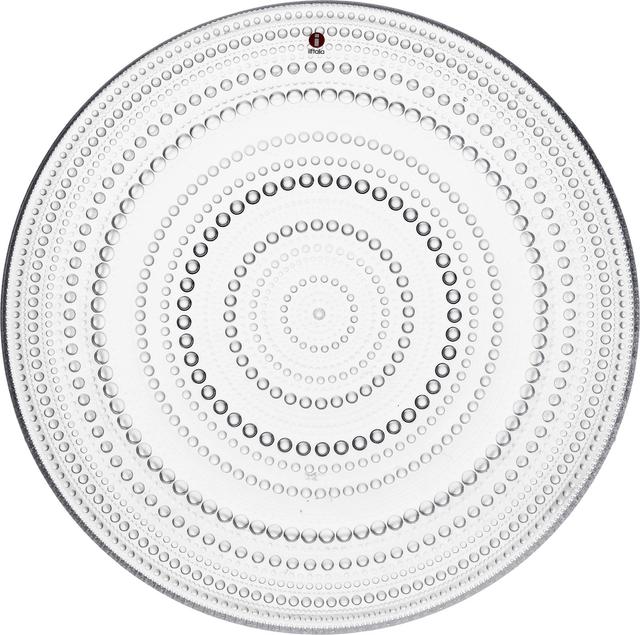 Iittala Kastehelmi Plate 31.5cm clear - Soposopo