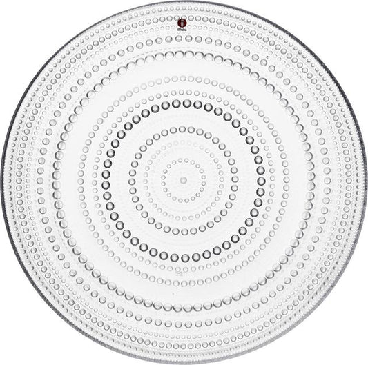 Iittala Kastehelmi Plate 31.5cm clear - Soposopo