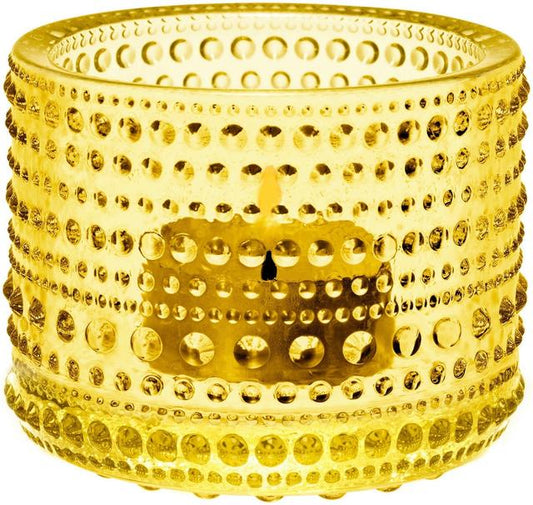 Iittala Kastehelmi Votive 64 mm lemon yellow - Soposopo