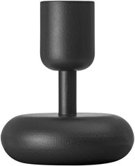 Iittala Nappula Candleholder 107mm dark grey - Soposopo