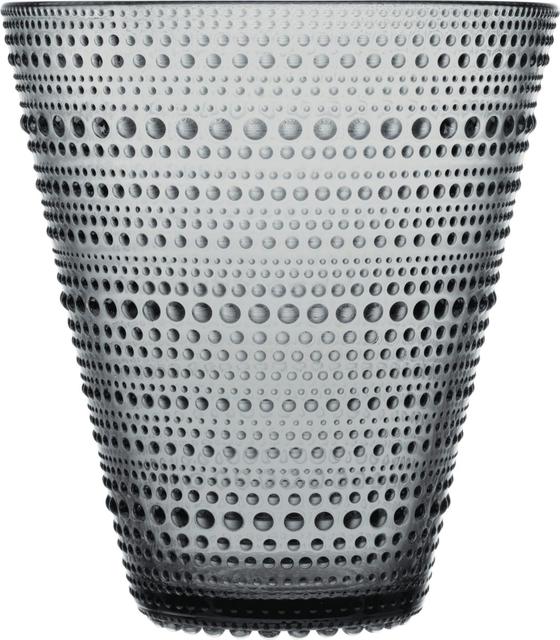 Iittala Kastehelmi Vase 15.5cm grey - Soposopo