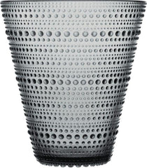 Iittala Kastehelmi Vase 15.5cm grey - Soposopo