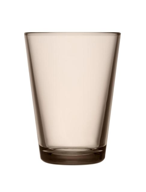 Iittala Kartio Drinking Glass 40cl set of 2 linen - Soposopo