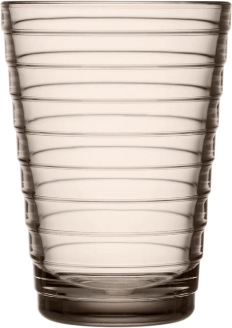 Iittala Aino Aalto Drinking Glass 33cl set of 2 linen - Soposopo