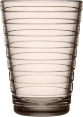 Iittala Aino Aalto Drinking Glass 33cl set of 2 linen - Soposopo