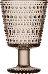 Iittala Kastehelmi Drinking Glass 26cl set of 2 linen - Soposopo