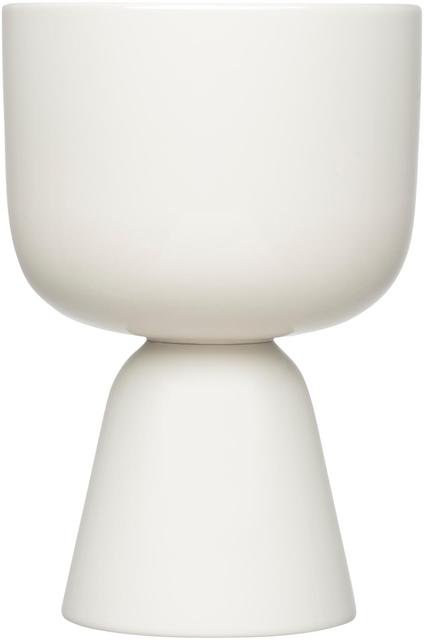 Iittala Nappula Plant Pot S 230x155mm white - Soposopo