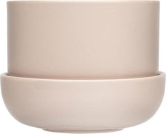 Iittala Nappula Plant Pot and Saucer S 170x130mm beige - Soposopo