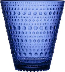 Iittala Kastehelmi Drinking Glass 30cl ultramarine blue set of 2 - Soposopo