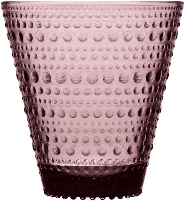 Iittala Kastehelmi Drinking Glass 30cl heather set of 2 - Soposopo