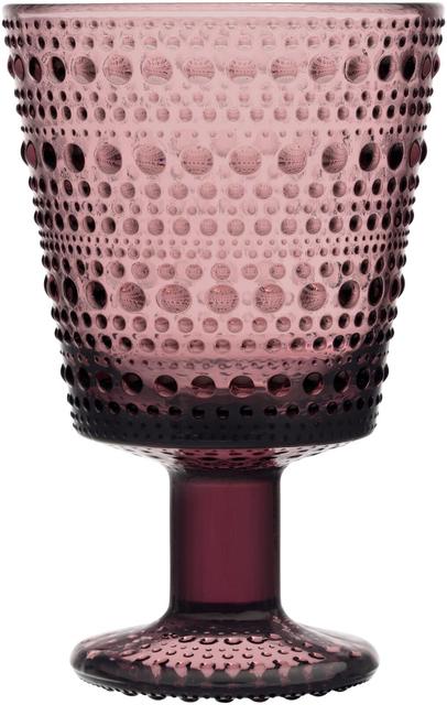 Iittala Kastehelmi Drinking Glass 26cl heather set of 2 - Soposopo