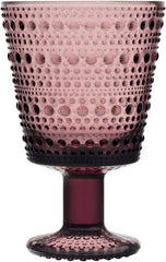 Iittala Kastehelmi Drinking Glass 26cl heather set of 2 - Soposopo