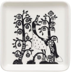 Iittala Taika Square Plate 12x12cm black - Soposopo