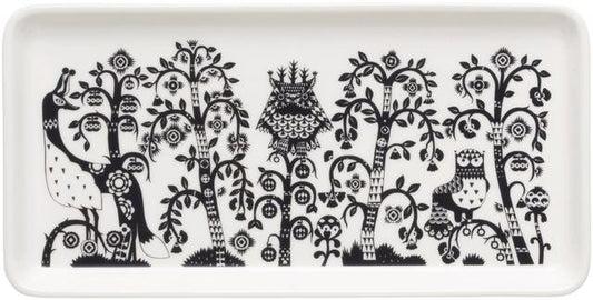 Iittala Taika Rectangle Plate 12x24cm black - Soposopo