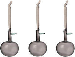 Iittala Glass Apple grey set of 3 - Soposopo