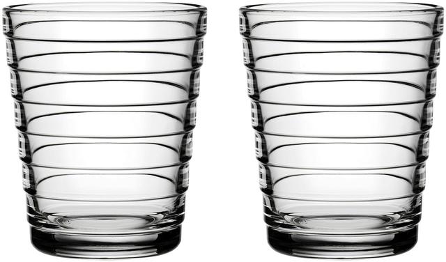 Iittala Aino Aalto Drinking Glass 22cl set of 2 clear - Soposopo