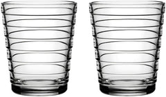 Iittala Aino Aalto Drinking Glass 22cl set of 2 clear - Soposopo