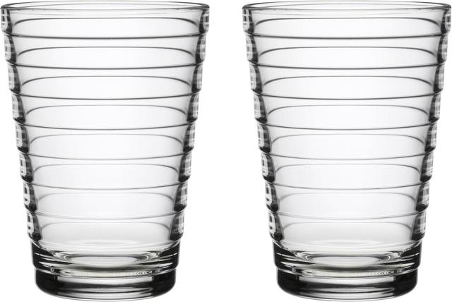 Iittala Aino Aalto Drinking Glass 33cl set of 2 clear - Soposopo