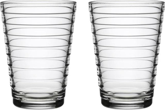 Iittala Aino Aalto Drinking Glass 33cl set of 2 clear - Soposopo