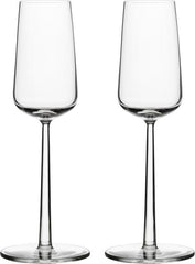 Iittala Essence Champagne Glass 21cl set of 2 clear - Soposopo