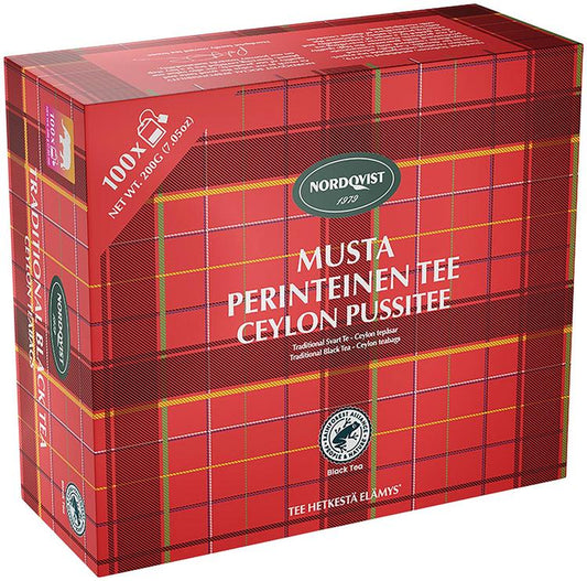 Nordqvist Ceylon Traditional Black Tea 1 Box of 200g 7.1oz - Soposopo