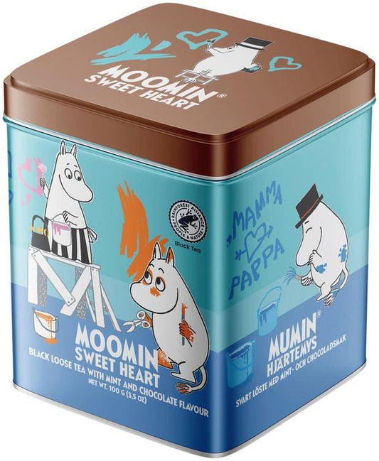 Nordqvist Moomin Sweetheart RFA Black Tea 1 Box of 100g 3.5oz - Soposopo